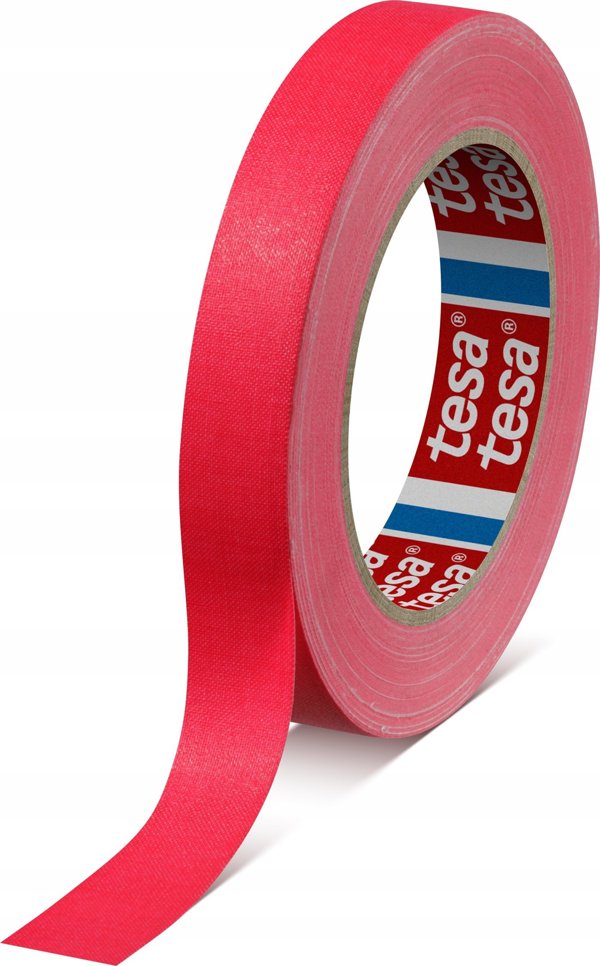 Tesa Υφασματική Ταινία Tesaband, Νέον Ροζ, 25m x 19mm