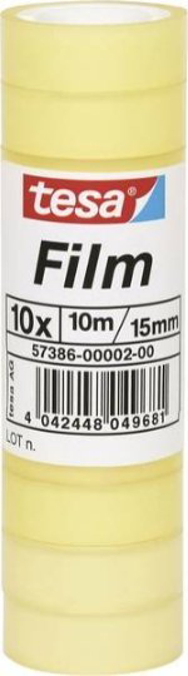 Tesa tesafilm® Standard, συσκευασία 10, 15mm x 10m