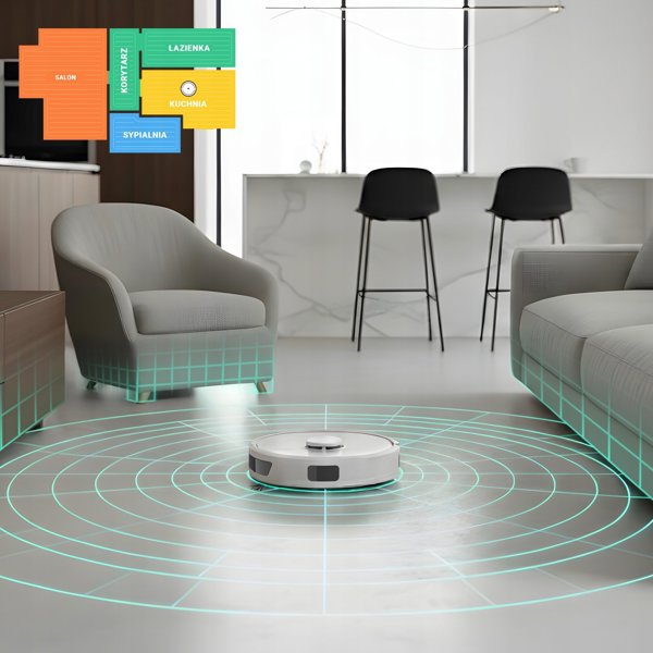 TESLA RoboStar iQ660 ρομπότ καθαρισμού με σφουγγαρίστρα, λευκό