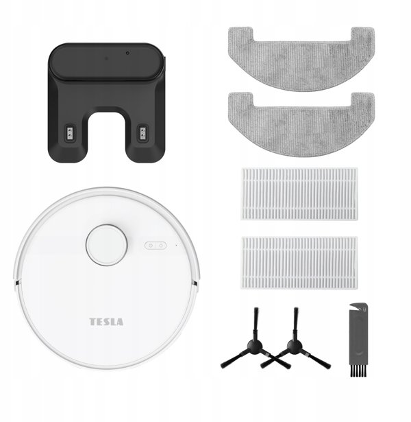TESLA RoboStar iQ660 ρομπότ καθαρισμού με σφουγγαρίστρα, λευκό