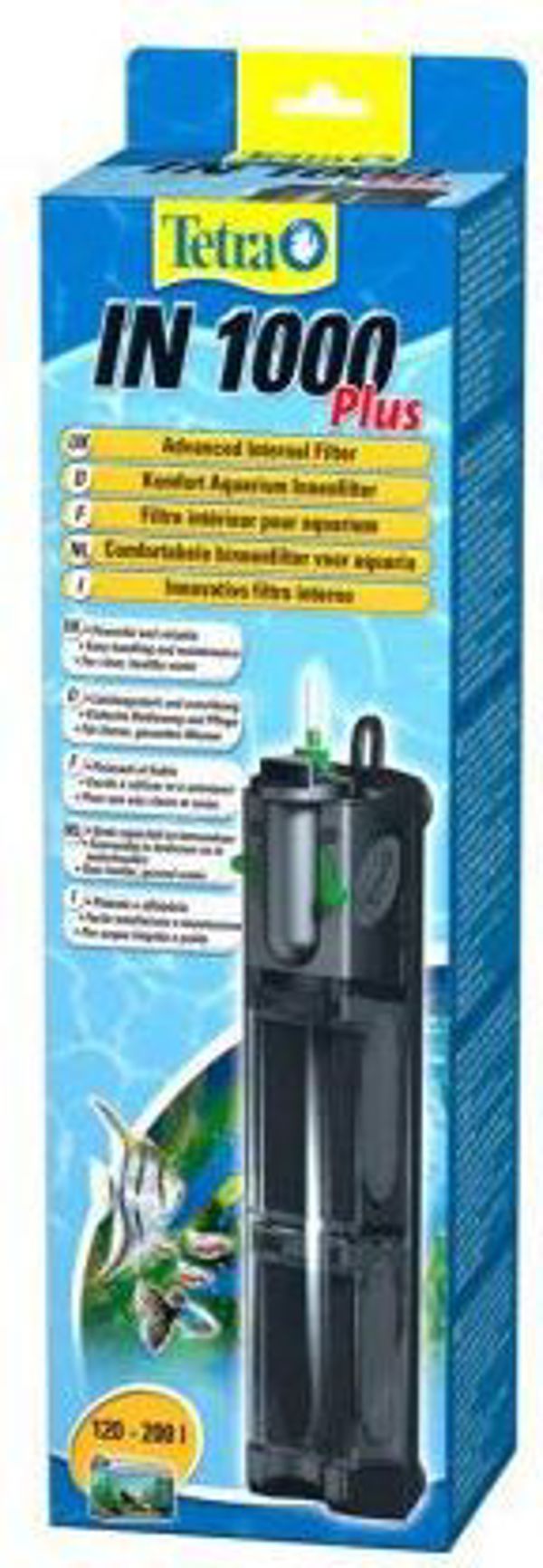 Tetra IN plus Εσωτερικό Φίλτρο IN 1000-εσωτερικό φίλτρο ενυδρείου 120-200l