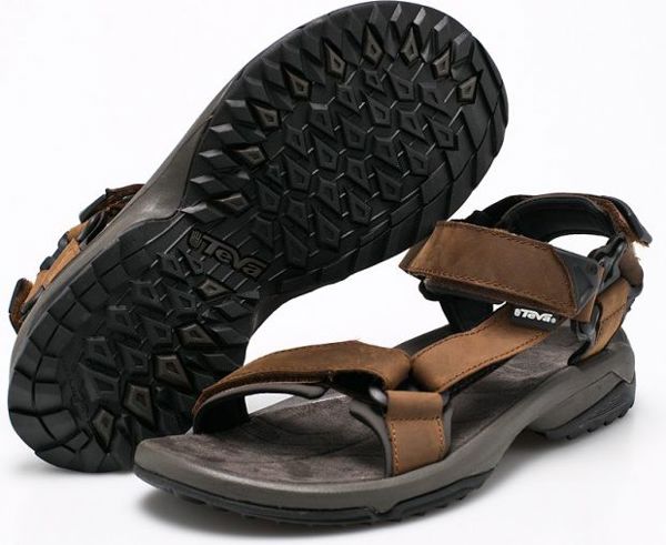 Teva Sandaly MS Terra Fi Lite Leather καφέ μέγεθος 45.5