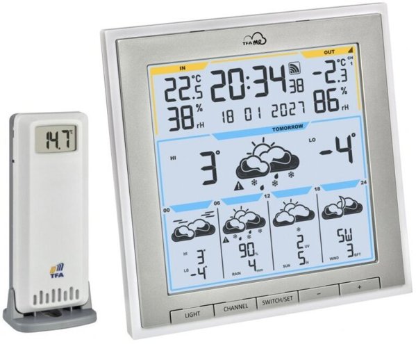 TFA TFA.me 35.8105.02   ID-08 WLAN Funk-Wetterstation     weiß