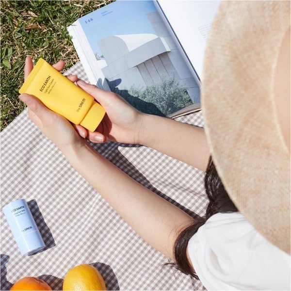 theSaem The Saem Eco Earth αντηλιακή κρέμα προσώπου με SPF50+ 50 ml