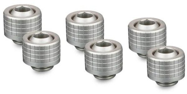 Thermal Grizzly DeltaMate Kompressions-Fitting G1/4, Nickel, 6er-Pack