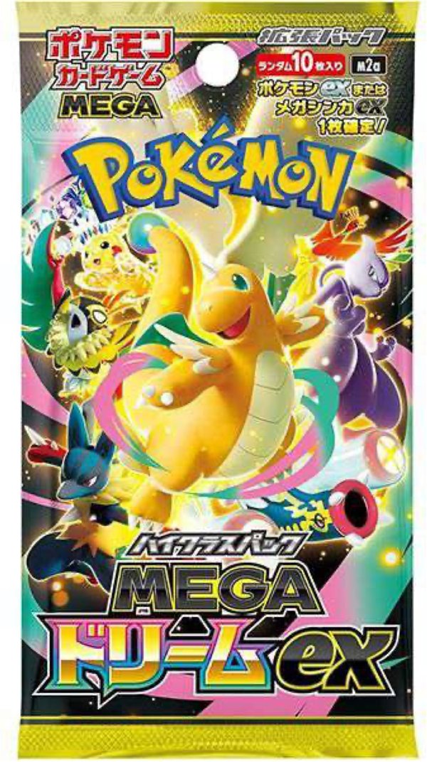 Pokémon TCG Mega Evolution Mega Dream Booster Pack, Ιαπωνική Έκδοση (1 Τεμάχιο)