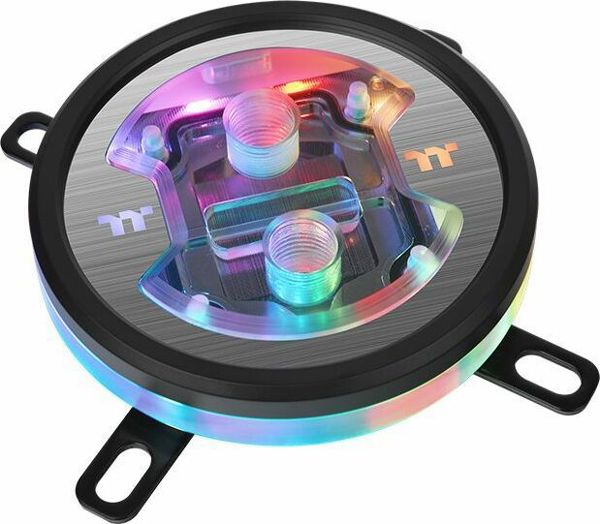 Thermaltake Pacific W7 Plus CPU Water Block RGB, Συμβατό με Intel & AMD, Χάλκινη Βάση, 93x93x22mm