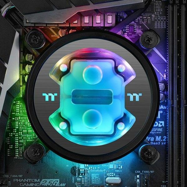 Thermaltake Pacific W7 Plus CPU Water Block RGB, Συμβατό με Intel & AMD, Χάλκινη Βάση, 93x93x22mm