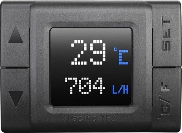 Thermaltake Pacific TF1 Ροόμετρο και Αισθητήρας Θερμοκρασίας, Μαύρο Ματ (CL-W275-CU00SW-A)