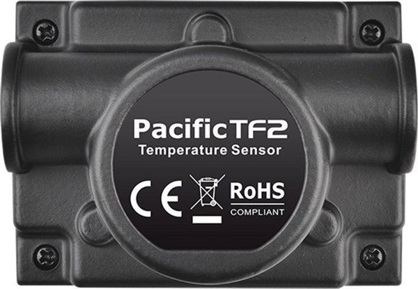 Thermaltake Pacific TF1 Ροόμετρο και Αισθητήρας Θερμοκρασίας, Μαύρο Ματ (CL-W275-CU00SW-A)