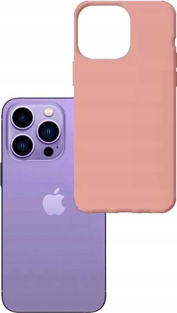 3MK Θήκη Matt Case για Apple iPhone 14 Pro, Ανθεκτική Προστασία, Lychee