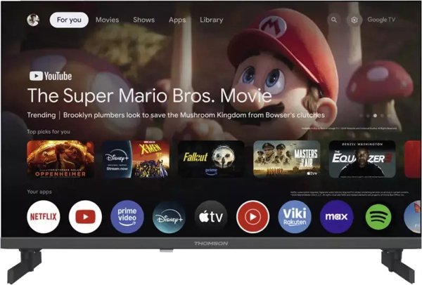 Thomson 32FQG3S15C Telewizor 81,3 cm (32") Full HD Smart TV Wi-Fi Czarny