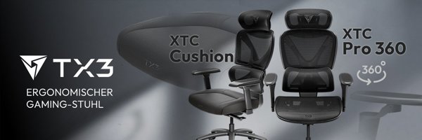 ThunderX3 XTC Cushion ergonomischer Gaming-Stuhl - schwarz