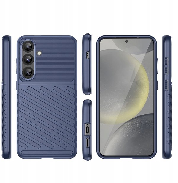 Θήκη Thunder για Samsung Galaxy S25+ σιλικονούχα θήκη θωρακισμένη - μπλε