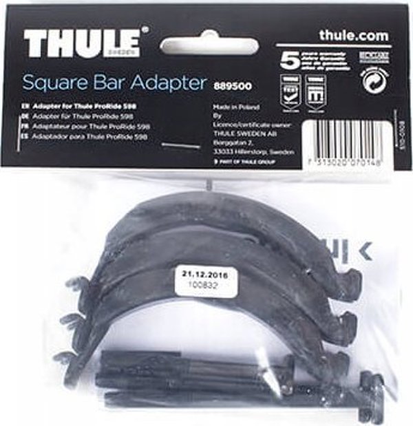 Thule Adapteris dviračio laikikliui Thule ProRide SquareBar Adapter 8895