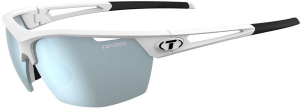 Tifosi Navar Αθλητικά Γυαλιά, Matte White Σκελετός, Φακός Smoke Bright Blue Mirror (13% VLT)