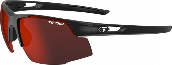 TIFOSI Γυαλιά CENTUS gloss black (1 φακός Smoke Red, 15,4% μετάδοση φωτός)