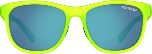 Tifosi Swank Γυαλιά Ηλίου Satin Electric Green με Smoke Bright Blue Φακό, UV Προστασία