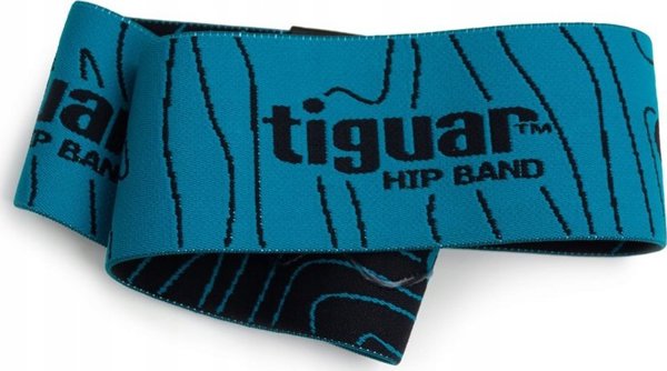 Tiguar Hip Band II Ζώνη Αντίστασης για Γυμναστική & Αποκατάσταση, Θαλάσσιο (Μεσαίο)