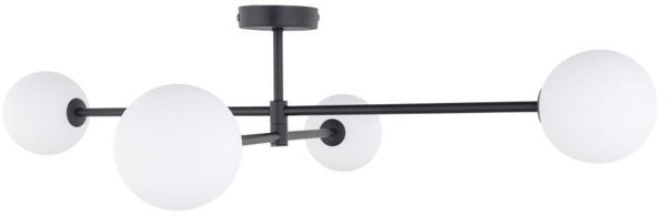 Tk Lighting Sarius 4735 φωτιστικό οροφής 4x6W G9 μαύρο/λευκό