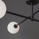 Tk Lighting Sarius 4735 φωτιστικό οροφής 4x6W G9 μαύρο/λευκό