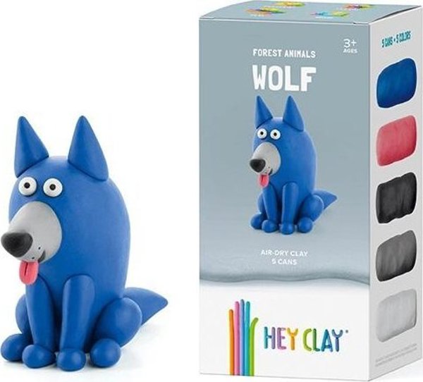 Tm Toys Πλαστελίνη Hey Clay Wilczek, Σετ Δημιουργίας για Παιδιά από 3 Ετών