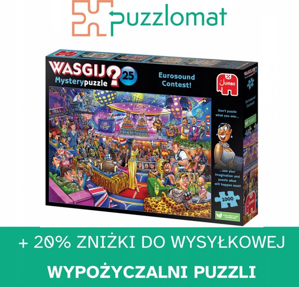 Tm Toys Παζλ 1000 Κομμάτια Wasgij Ευρωβίζιον