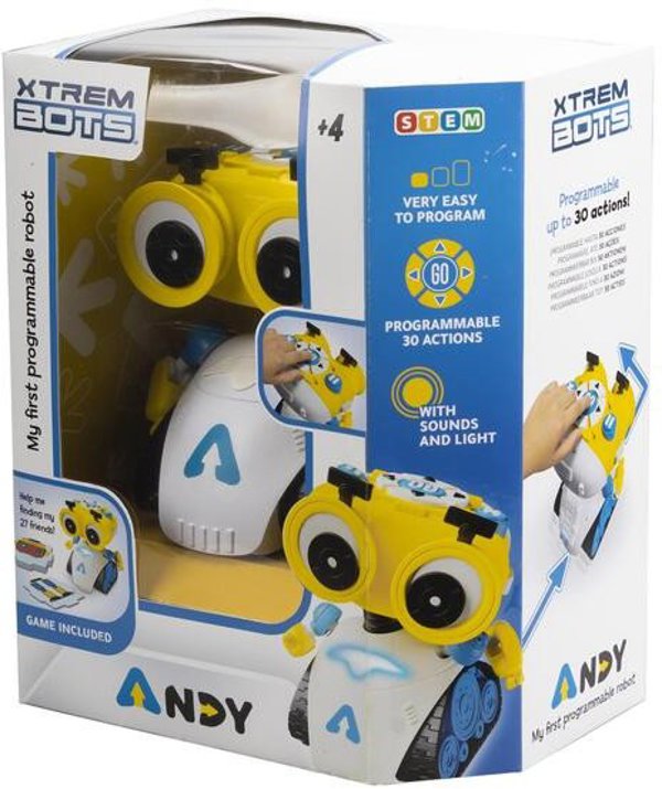 Tm Toys Xtrem Bots Andy - Διαδραστικό Ρομπότ με Ήχο και Εφέ
