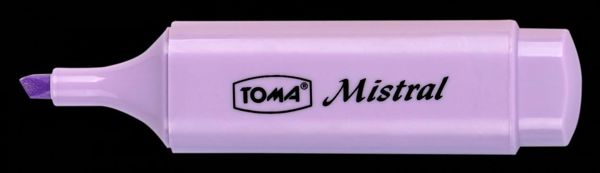Toma Μαρκαδόροι Mistral Pastel Μωβ, Σετ 10 Τεμάχια