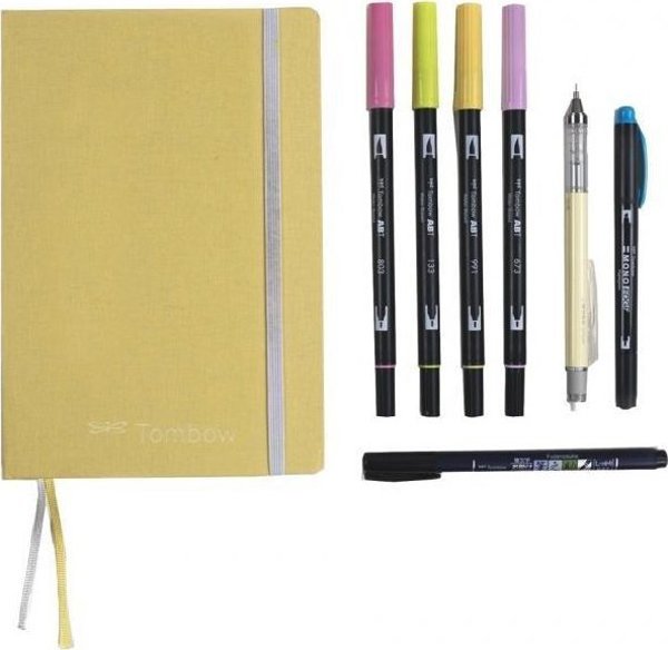 Tombow Creative Journaling Kit Bright - Σετ Δημιουργικής Γραφής και Ημερολογίου