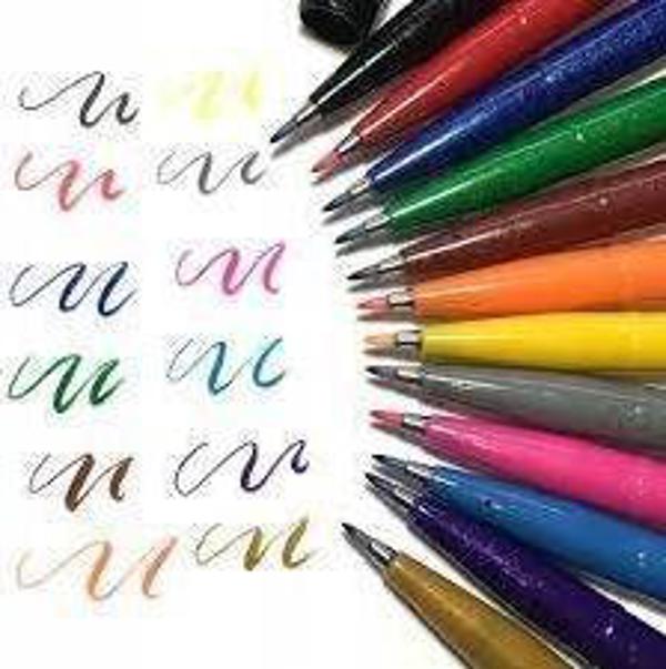 Tombow Σετ Μαρκαδόροι Touch Brush Pen, 12 Χρώματα, Επαγγελματικοί Μαρκαδόροι Ζωγραφικής