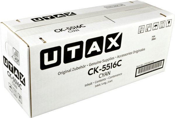 Toner Utax CK-5516C Cyan (1T02Z6CUT0) για Εκτυπωτές Utax