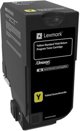 Toner Lexmark Return-toner cartridge yellow (74C2SY0)