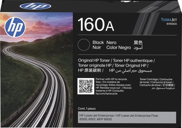 Toner HP 160A Black Original LaserJet Toner Cartridge czarny 10500 stron (W1600A)