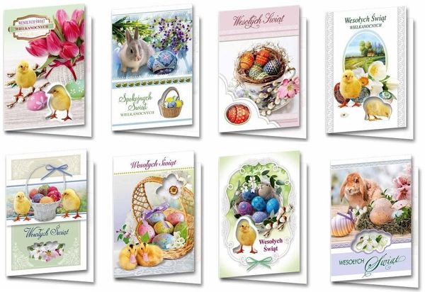 Top Graphic Karnet B6 BWD Wielkanoc Swieckie (10szt) MIX