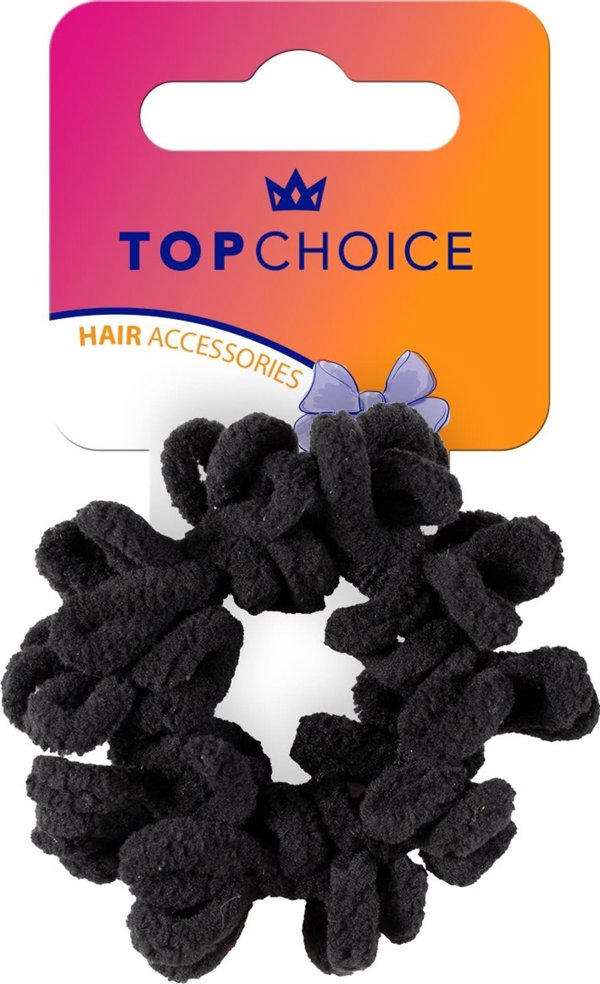 Λαστιχάκι μαλλιών Top Choice TOP CHOICE - μαύρο (20582)