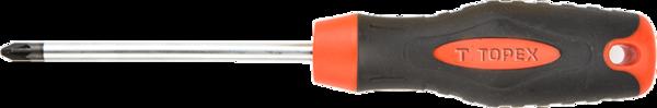 Κατσαβίδι Topex Phillips PZ1 39D830, Μαγνητικό, Χάλυβας Χρωμίου-Βαναδίου, Εργονομική Λαβή