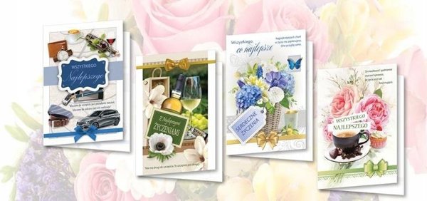 Top Graphic Κάρτα Ευχών B6 με Αυτοκόλλητα, 10τμχ, Mixed Designs
