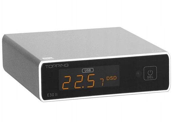 Topping E30 II Lite Kolor: Srebrny