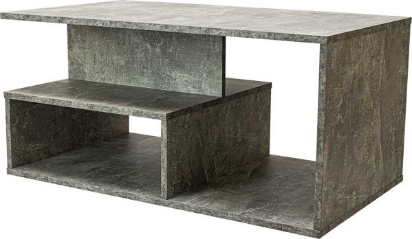 Topeshop Τραπέζι Σαλονιού Prima 90x51x43cm - Σχέδιο Μπετόν
