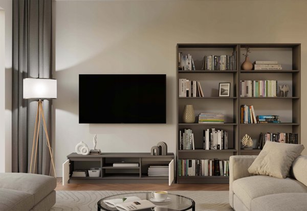 Topeshop RTV 140 MALWA ANTRACYT/BIEL