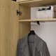 Topeshop Garderoba Szafa HAGA 1SZ dąb Artisan (M-MP-G-HAG-1SZ-ART)