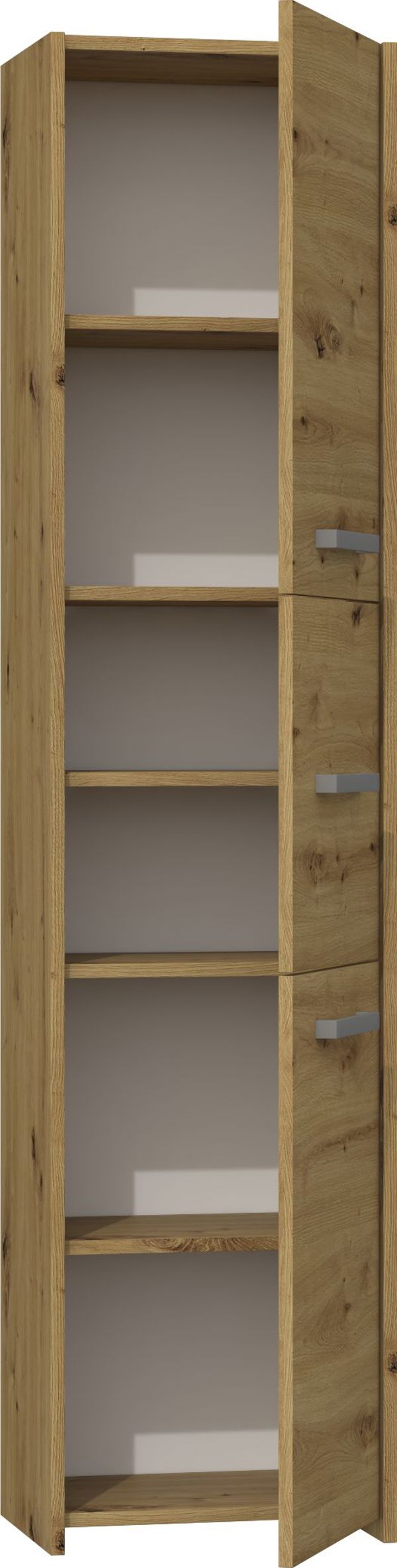 Topeshop Ντουλάπι Μπάνιου S43, 170x40x30 cm, Δρυς Artisan