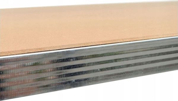 Topeshop Γωνιακή Μεταλλική Ραφιέρα Αποθήκης G9040, 5 Ράφια, Γαλβανισμένος Χάλυβας & MDF, 180x90x40cm