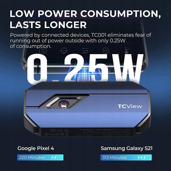 TOPDON termální infrakamera TC001 Max