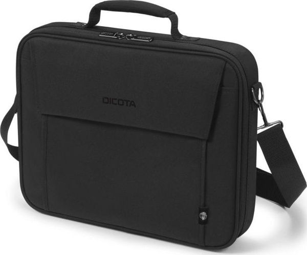 Dicota Eco Multi Τσάντα Laptop 13-14.1" D31323-RPET, Μαύρη με Ιμάντα Ώμου και Λαβή