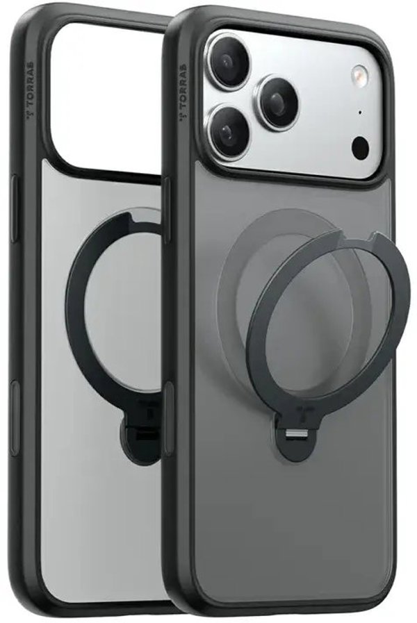 Torras Torras Ostand Q3 Spin, black - iPhone 2026 Pro