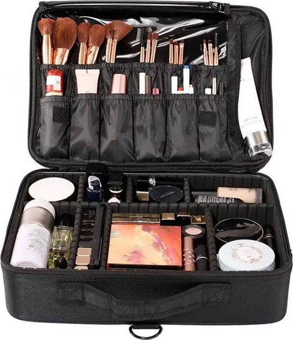 Torba Aptel Torba z Przegrodami na Aparat Fotograficzny i Akcesoria 40x29x13cm czarna CA22