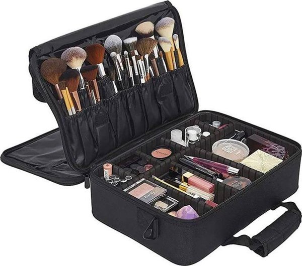 Torba Aptel Torba z Przegrodami na Aparat Fotograficzny i Akcesoria 40x29x13cm czarna CA22