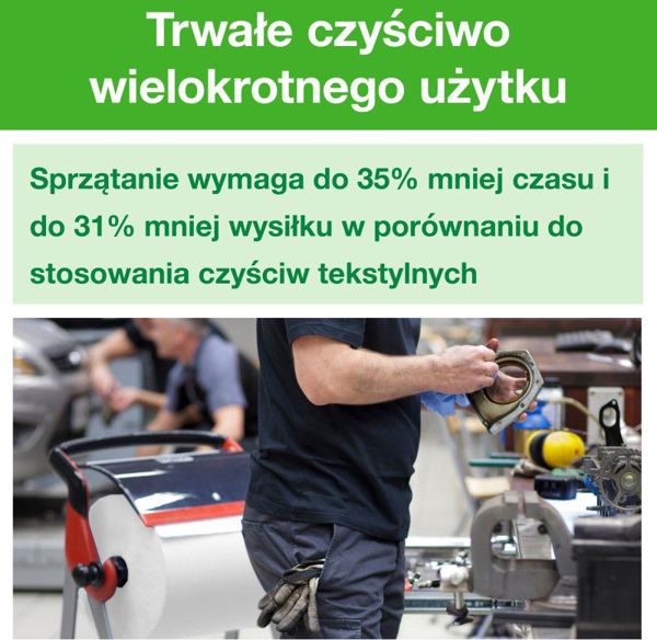 Tork Πολυχρηστικό Υφασμάτινο Καθαριστικό W1, 1-Στρώσης, για Δύσκολες Βρωμιές, Λευκό